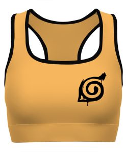 9Heritages 3D Naruto Yellow Custom Sport Bra