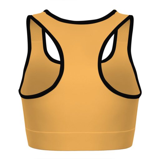 9Heritages 3D Naruto Yellow Custom Sport Bra