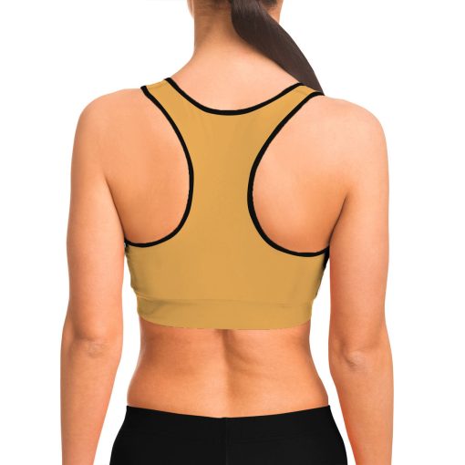 9Heritages 3D Naruto Yellow Custom Sport Bra