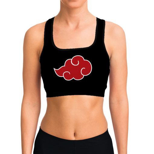 9Heritages 3D Naruto Hokage Akatsuki Custom Sport Bra