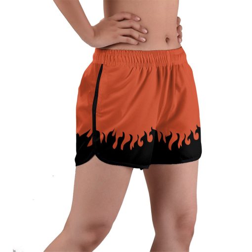 9Heritages 3D Naruto Hokage Uzumaki Custom Women Shorts