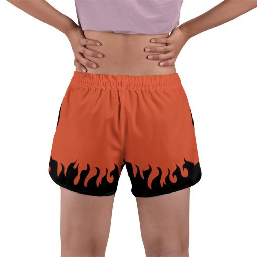 9Heritages 3D Naruto Hokage Uzumaki Custom Women Shorts