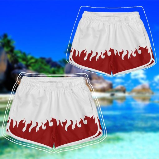 9Heritages 3D Naruto Hokage 7th Custom Women Shorts