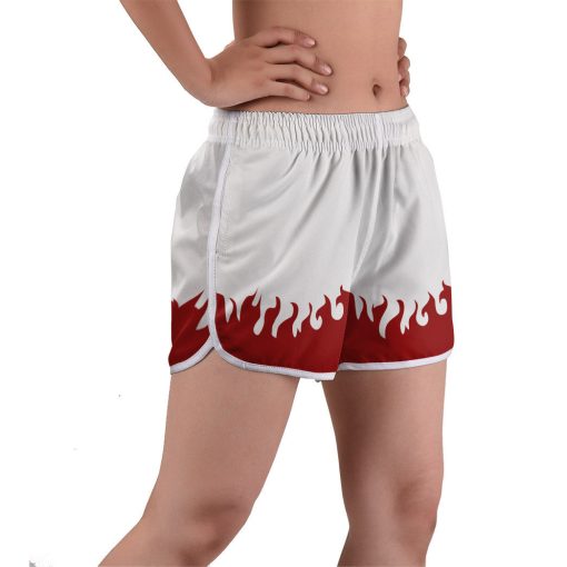 9Heritages 3D Naruto Hokage 7th Custom Women Shorts