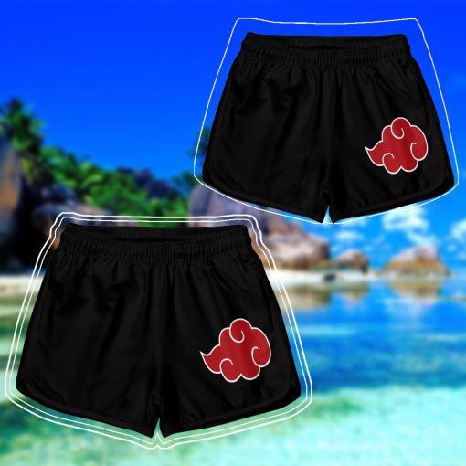 9Heritages 3D Naruto Hokage Akatsuki Custom Women Shorts