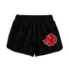 9Heritages 3D Naruto Hokage Akatsuki Custom Women Shorts