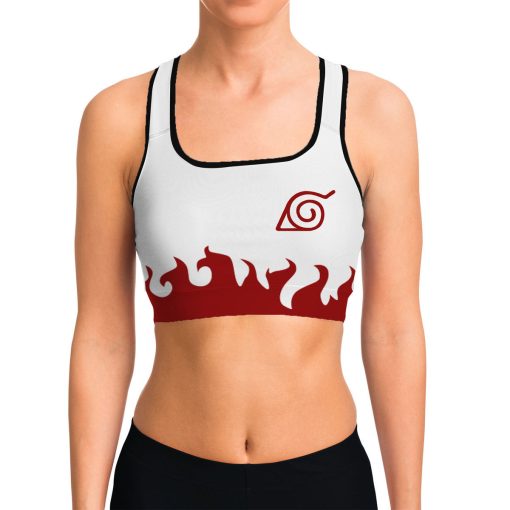 9Heritages 3D Naruto Hokage 7th Custom Sport Bra