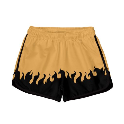 9Heritages 3D Naruto Yellow Custom Women Shorts