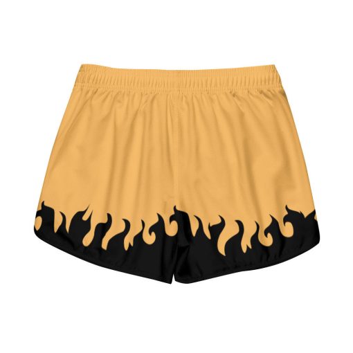 9Heritages 3D Naruto Yellow Custom Women Shorts