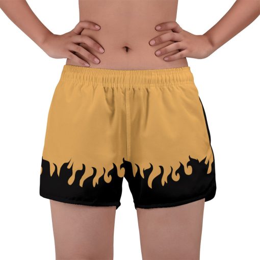 9Heritages 3D Naruto Yellow Custom Women Shorts