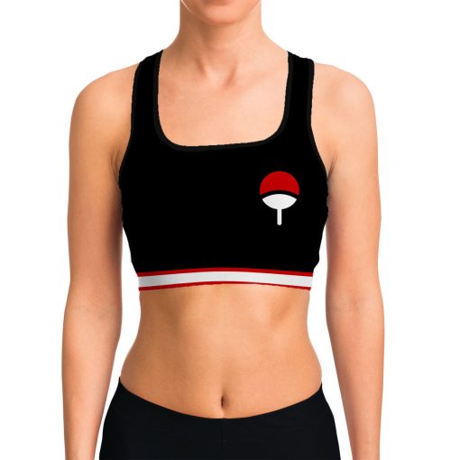 9Heritages 3D Naruto Uchia Custom Sport Bra