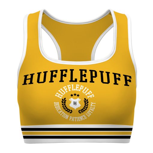 9Heritages 3D H.P Hufflepuff Custom Sport Bra