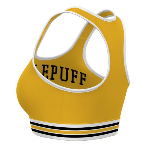 9Heritages 3D H.P Hufflepuff Custom Sport Bra