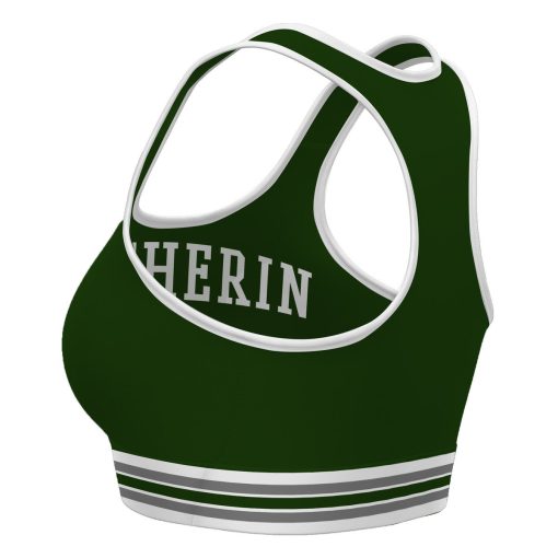 9Heritages 3D H.P Slytherin Custom Sport Bra