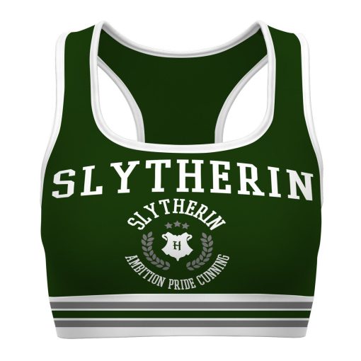 9Heritages 3D H.P Slytherin Custom Sport Bra