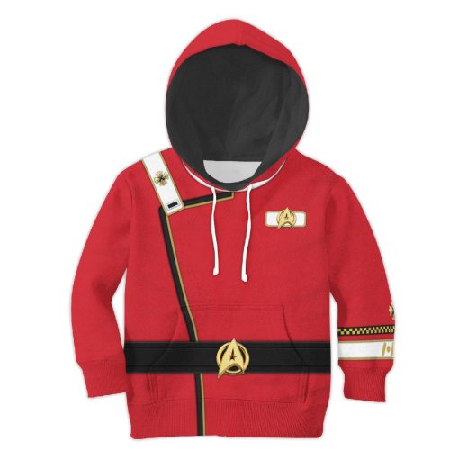 Admiral James T. Kirk Costume Officer Kid Hoodie Sweatshirt T-Shirt
