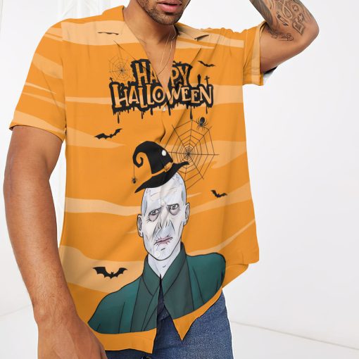 9Heritages 3D Happy Halloween Lord Voldemort Custom Hawaii Shirt