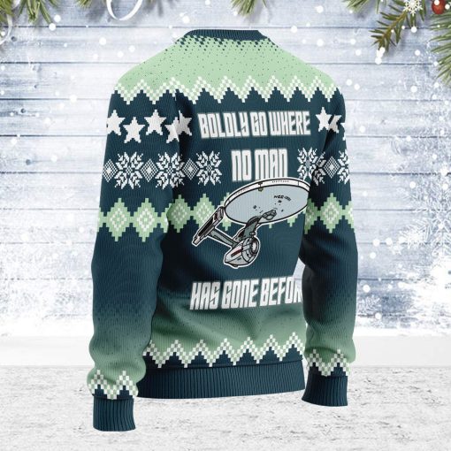Vulcan Neck Rub Christmas Sweater