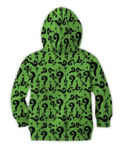 9Heritages 3D DC The Riddler Custom Kid Hoodie