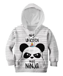 9Heritages 5% Unicorn 95% Ninja Custom Hoodies T-shirt Apparel