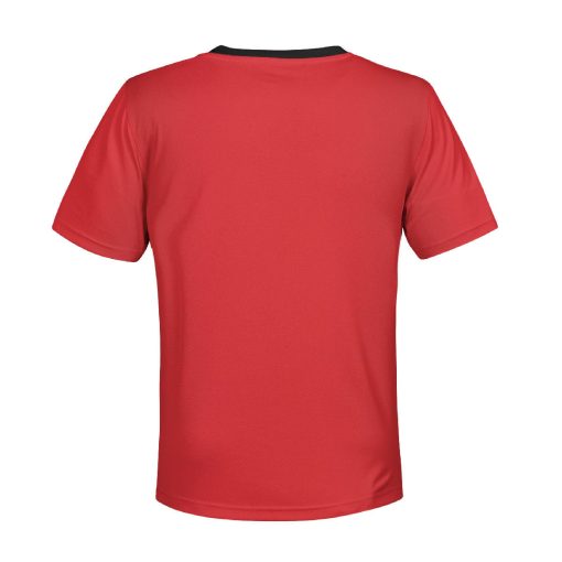 The Original Series Red Uniform Costume Cosplay Kid Hoodie Sweatshirt T-Shirt