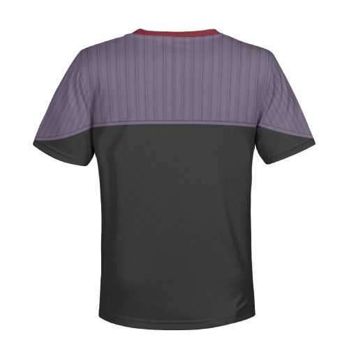 Duty Uniform Picard Costume Cosplay Kid Hoodie Sweatshirt T-Shirt