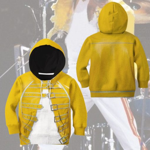 9Heritages 3D Freddie Mercury Custom Kid Tshirt Hoodie Apparel