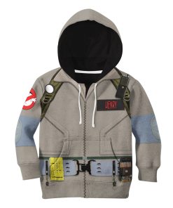 9Heritages 3D Ghostbuster Cosplay Custom Name Kid Hoodie