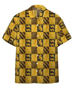 9Heritages 3D H.P Hufflepuff House Custom Hawaii Shirt