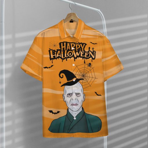 9Heritages 3D Happy Halloween Lord Voldemort Custom Hawaii Shirt