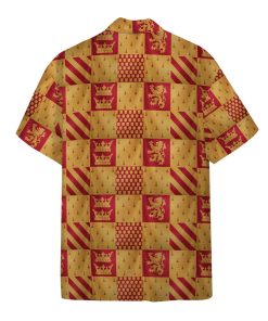 9Heritages 3D H.P Gryffindor House Custom Hawaii Shirt