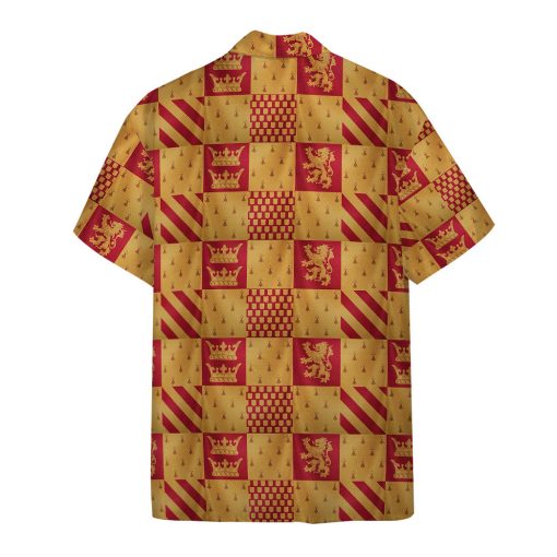 9Heritages 3D H.P Gryffindor House Custom Hawaii Shirt