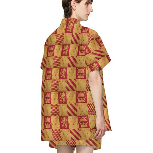 9Heritages 3D H.P Gryffindor House Custom Hawaii Shirt