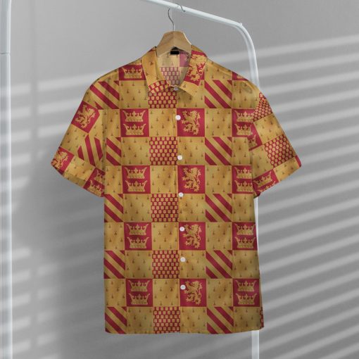 9Heritages 3D H.P Gryffindor House Custom Hawaii Shirt