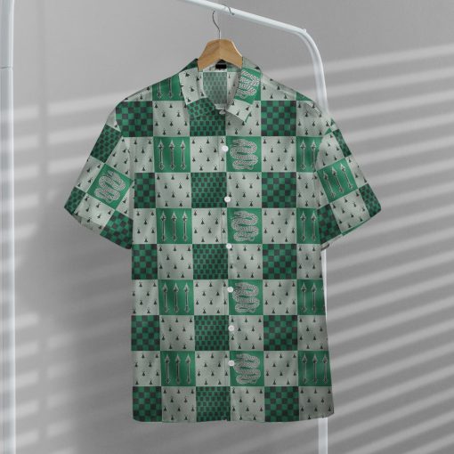 9Heritages 3D H.P Slytherin House Custom Hawaii Shirt