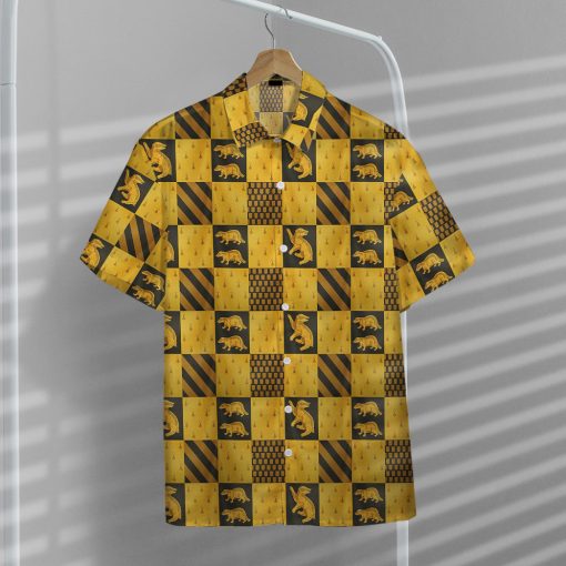 9Heritages 3D H.P Hufflepuff House Custom Hawaii Shirt