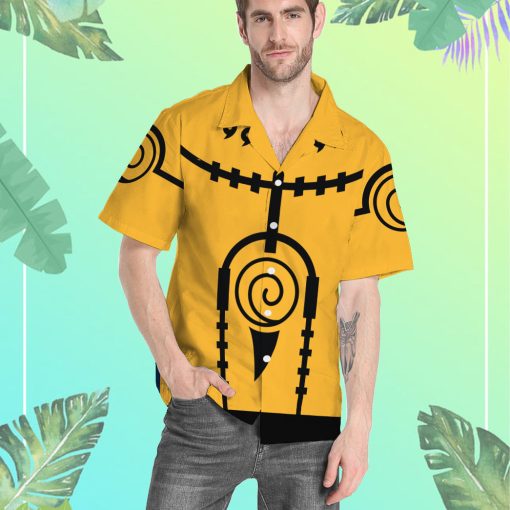 9Heritages 3D Naruto Nine Tails Mode Hawaii Shirt