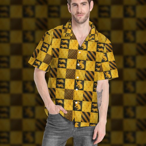 9Heritages 3D H.P Hufflepuff House Custom Hawaii Shirt