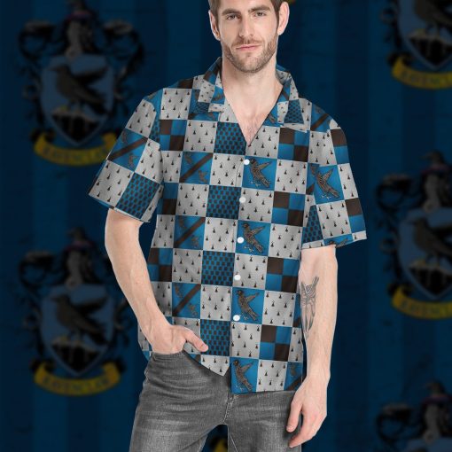 9Heritages 3D H.P Ravenclaw House Custom Hawaii Shirt