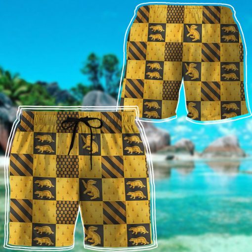 9Heritages 3D H.P Hufflepuff House Custom Hawaii Shirt