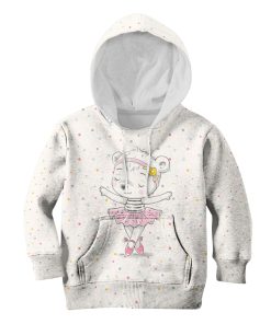 9Heritages Adorable Bear Ballet Dancer Custom Hoodies T-shirt Apparel