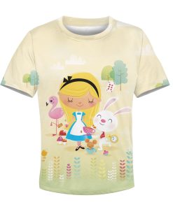 9Heritages alice in wonderland Kid Custom Hoodies T-shirt Apparel