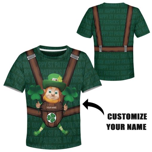 9Heritages Baby Leprechaun Custom Name T-Shirts Hoodies Apparel