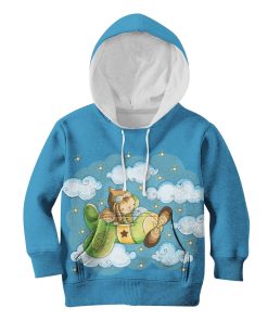 9Heritages Child Pilot Flying In The Sky Custom Hoodies T-shirt Apparel