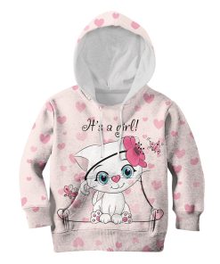 9Heritages Cute Baby Catty Girl Custom Hoodies T-shirt Apparel