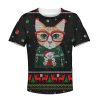 9Heritages CUTE CAT MERRY CHRISTMAS Kid Custom Hoodies T-shirt Apparel