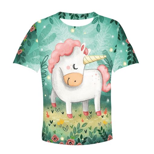 9Heritages CUTE UNICORN Kid Custom Hoodies T-shirt Apparel