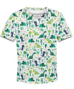 9Heritages Dinosaurs with tree Kid Custom Hoodies T-shirt Apparel