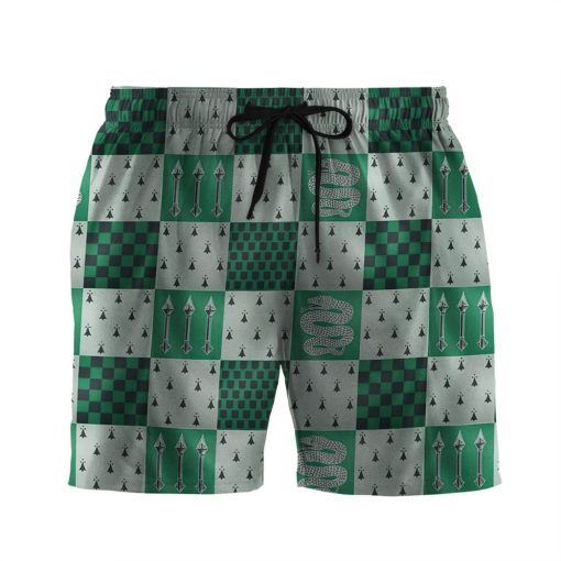 9Heritages 3D H.P Slytherin House Custom Men Short