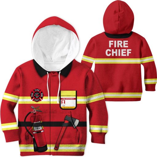 9Heritages Firefighter Kid Custom Hoodies T-shirt Apparel
